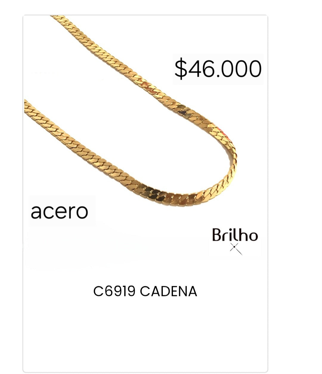 C6919 cadena de acero