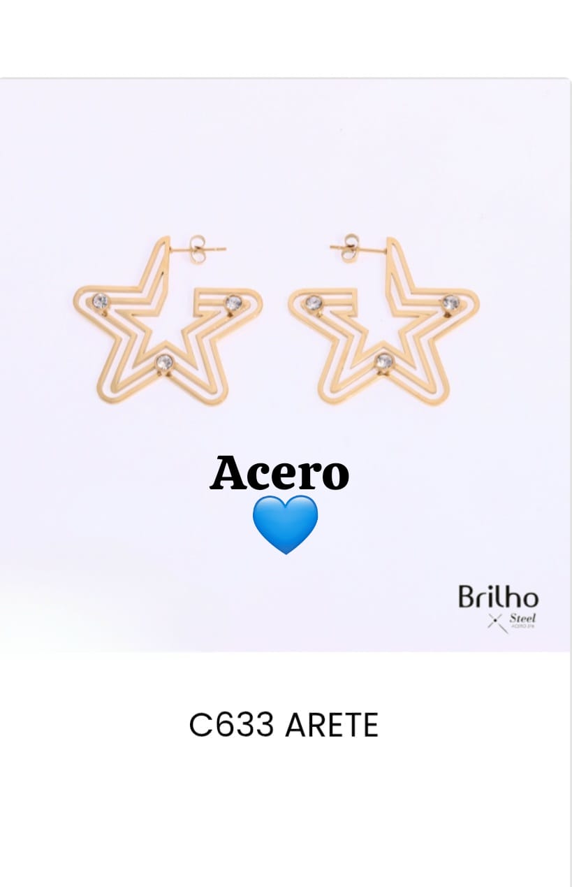 Aretes en acero c633
