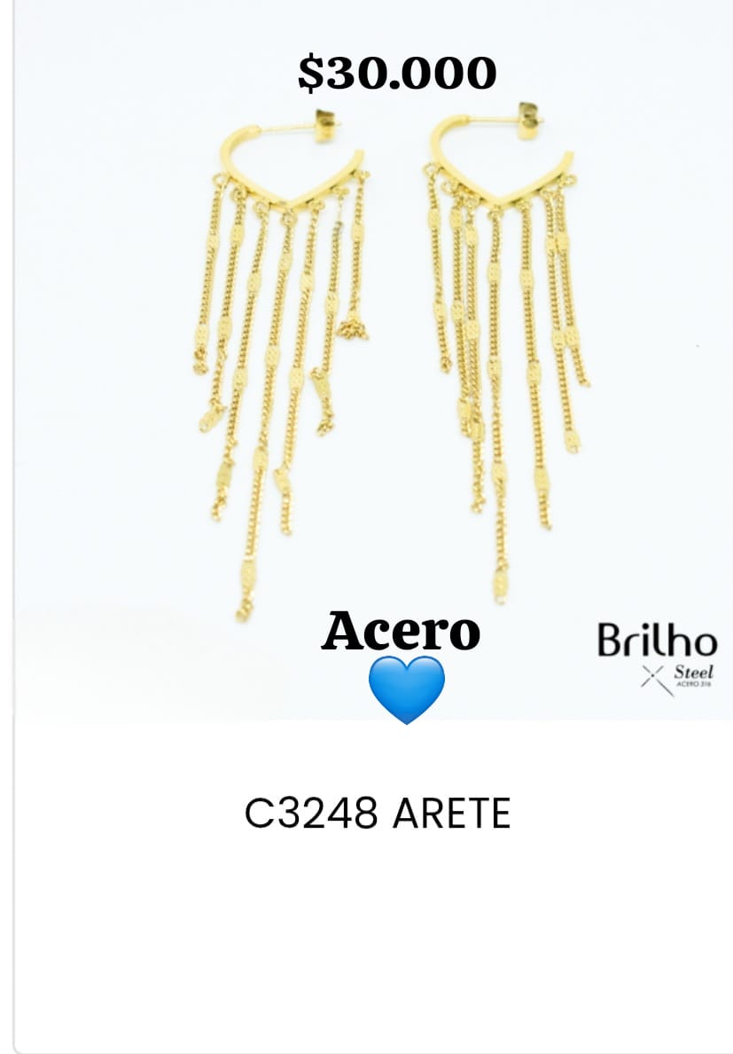 Aretes en acero c3248