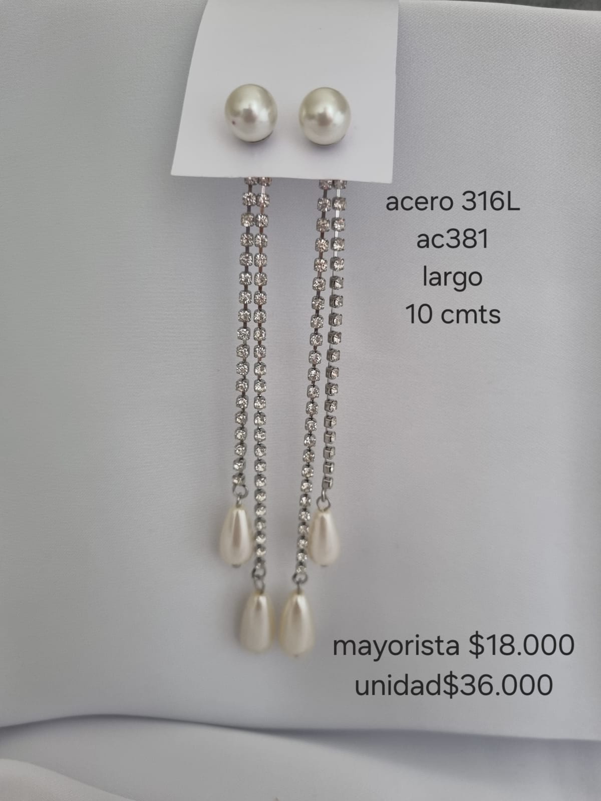 Ac 381 aretes en acero precio mayorista