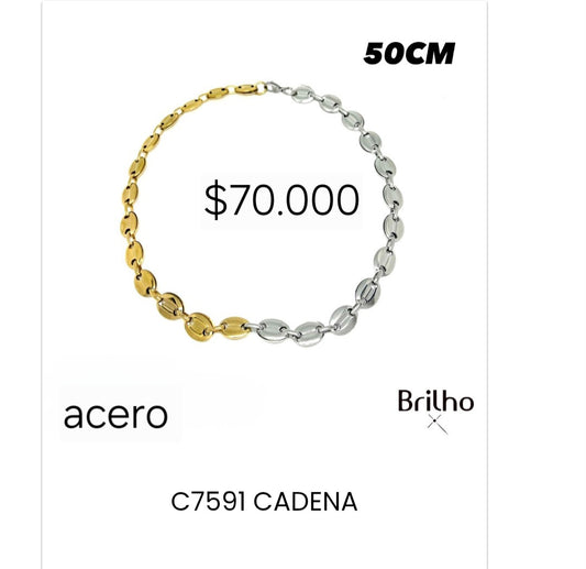 Cadena en acero c7591