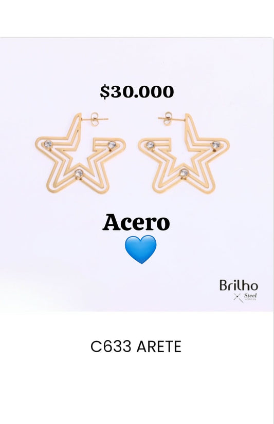 Aretes en acero c633