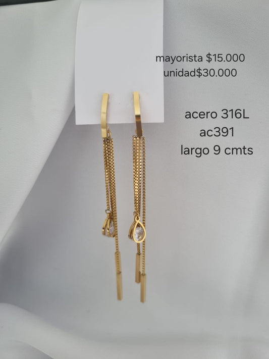 Ac 391 Aretes En Acero Precio Mayorista