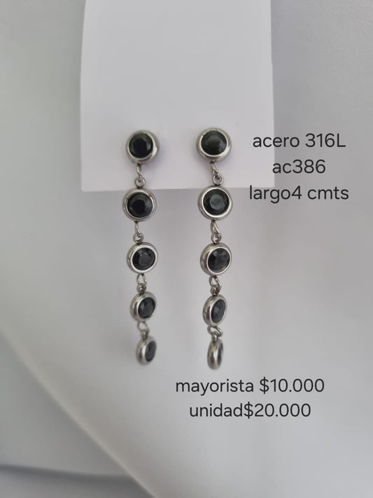 Ac 386 aretes en acero precio mayorista